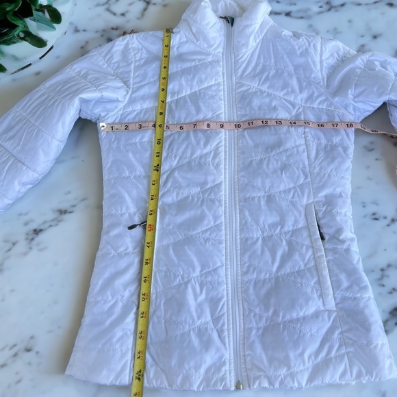 Columbia Mighty Lite III Insulated Windowpane White Jacket Women's Size Small - Picture 3 of 13